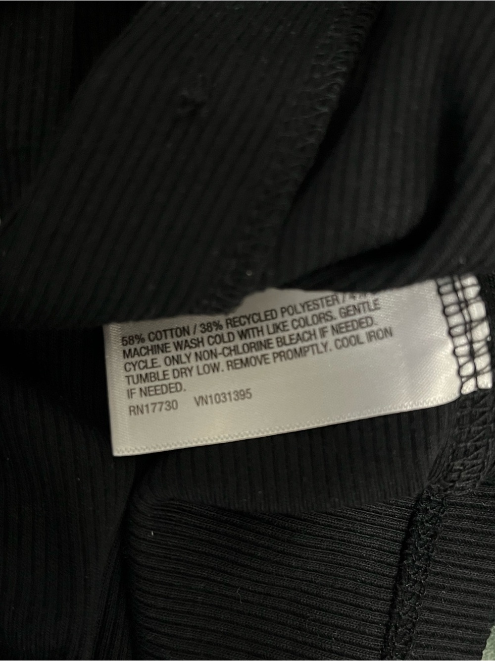 wild fable Black Ribbed Button-Front Tank - Picture 6 of 7